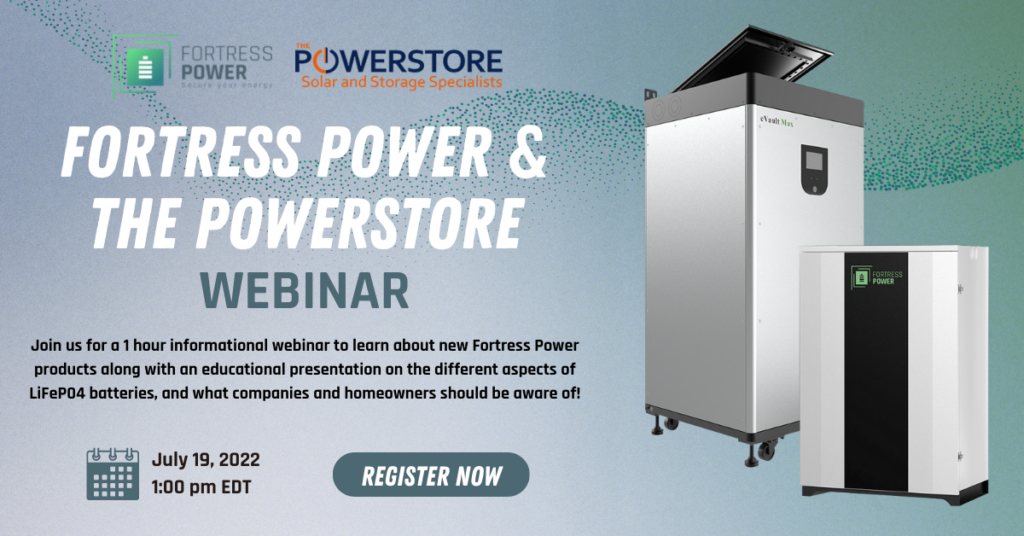 The Powerstore And Fortress Power Webinar Fortress Power