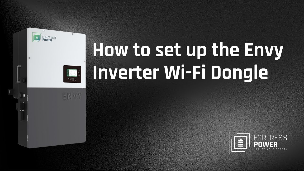 How to set up the Envy Inverter Wi-Fi Dongle